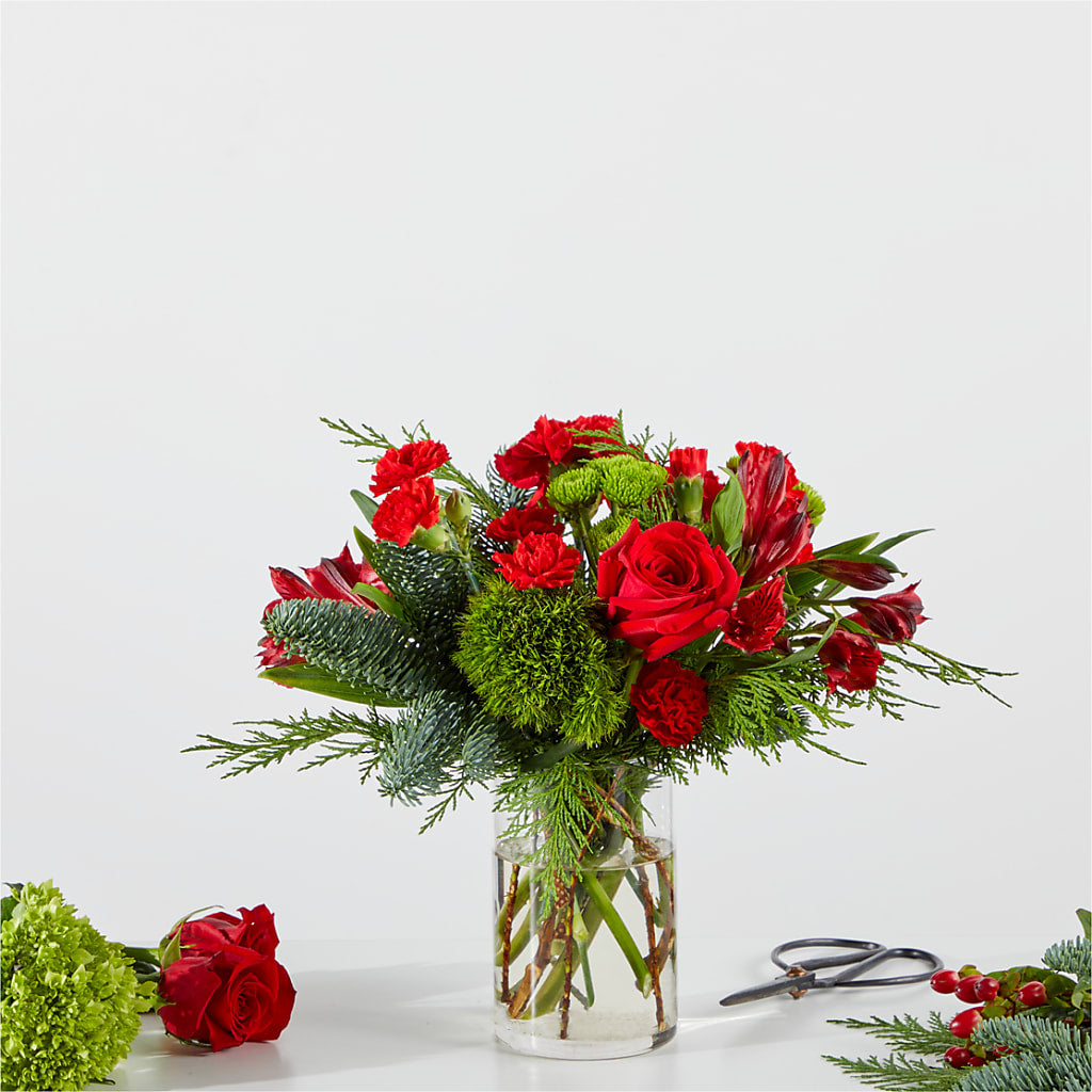 Merry Moment Bouquet – A Florist Original – One Of A Kind Designs, Bakersfield CA