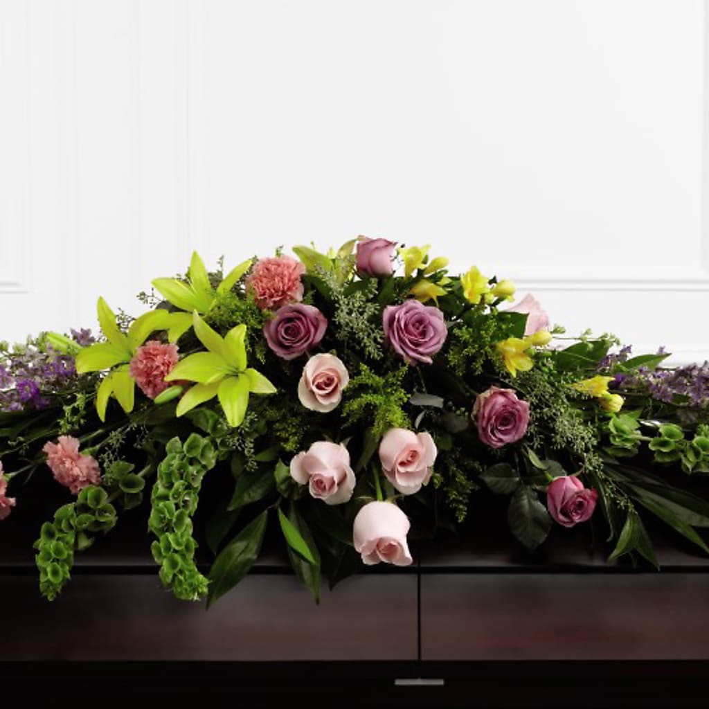 Forever Beloved Casket Spray – One Of A Kind Designs, Bakersfield CA