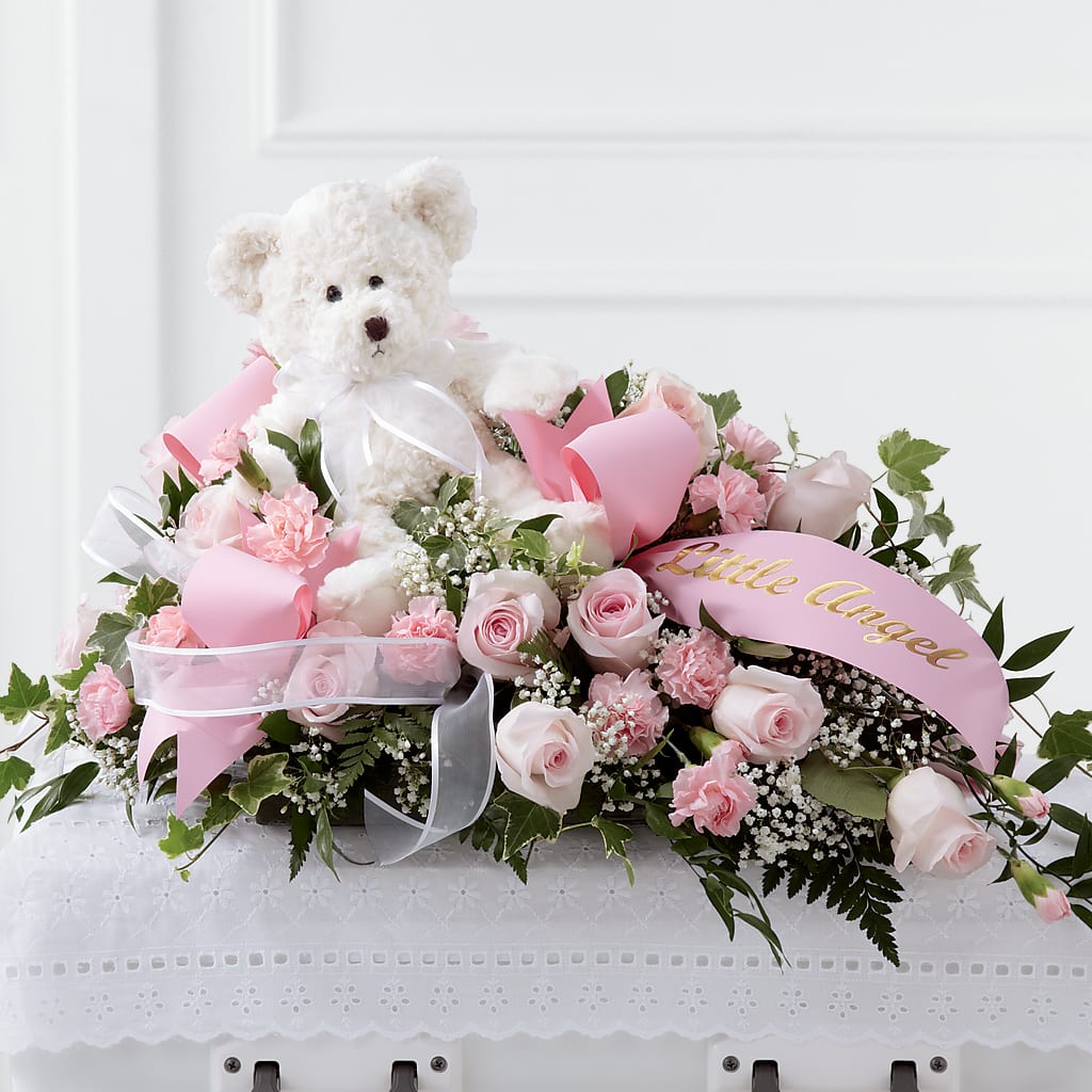 Touch of Sympathy Casket Spray – One Of A Kind Designs, Bakersfield CA