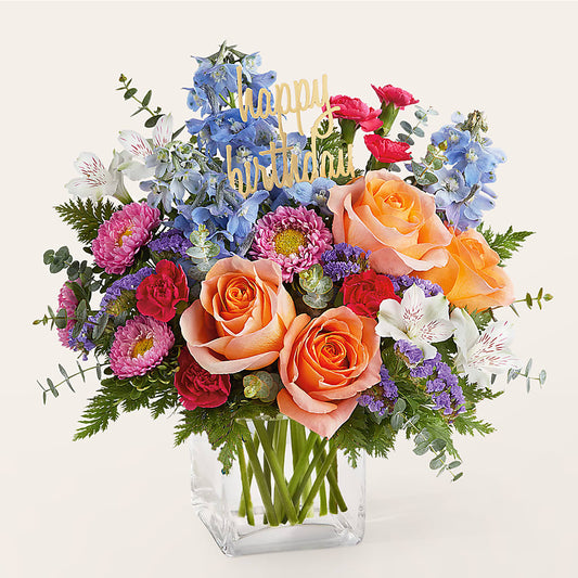 Birthday Bash Bouquet –  One Of A Kind Designs, Bakersfield CA
