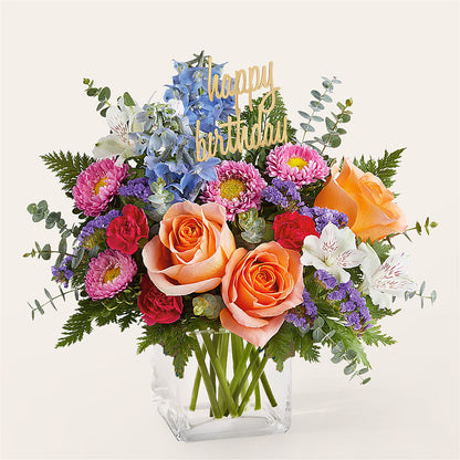 Birthday Bash Bouquet –  One Of A Kind Designs, Bakersfield CA