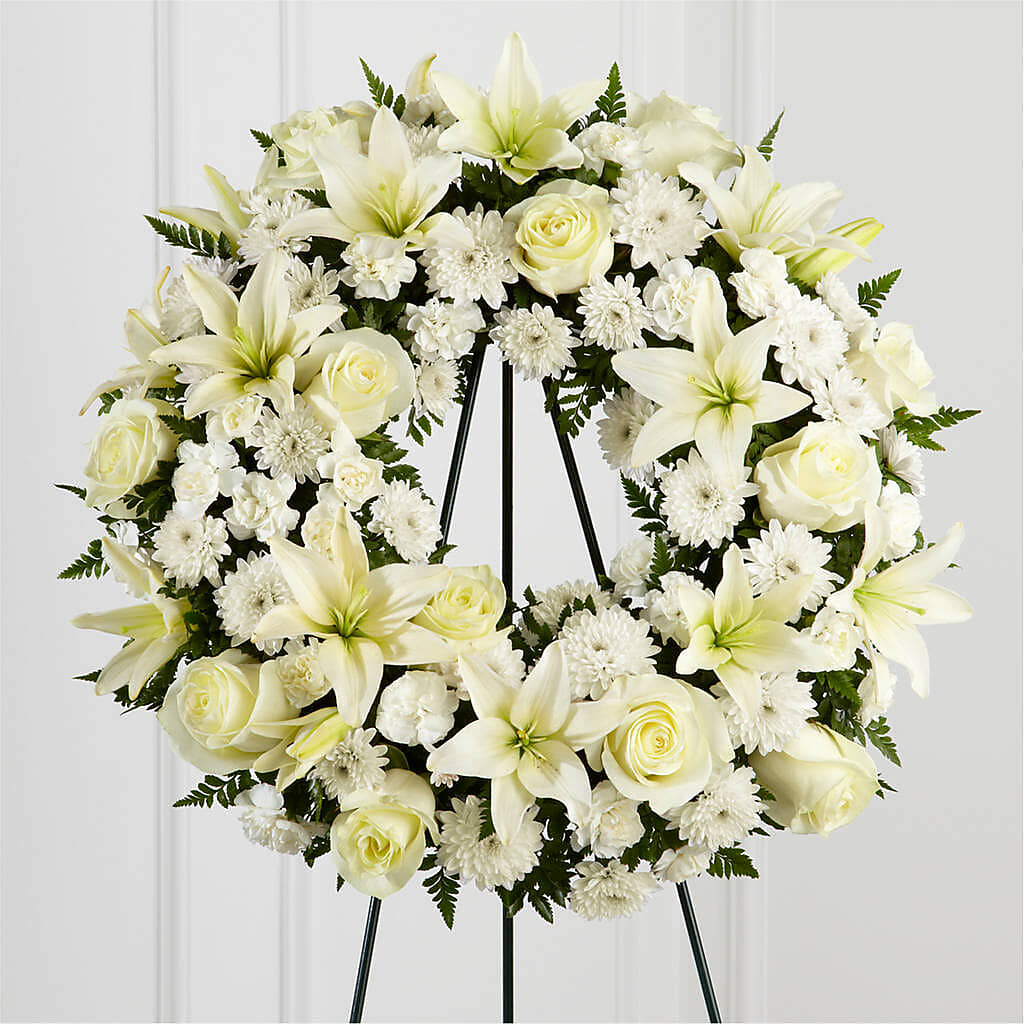 Treasured Tribute Wreath –  One Of A Kind Designs, Bakersfield CA