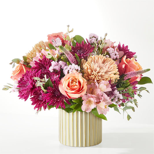 Berry Cobbler Bouquet with Ivory Vase –  One Of A Kind Designs, Bakersfield CA