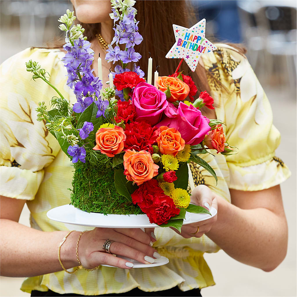 Best Year Yet Floral Cake –  One Of A Kind Designs, Bakersfield CA